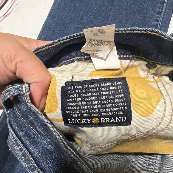 LUCKY BRAND JEANS “Sweet n Low” bootcut denim pants Vintage Y2K size 12 31 EUC - Picture 15 of 16